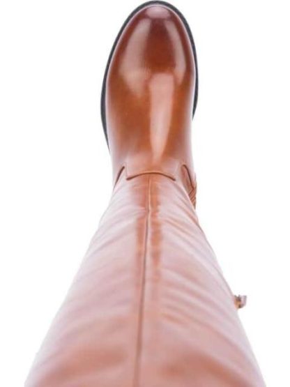 BOTA EXTRA LARGA STRETCH COGNAC TIERRA BENDITA - Image 3