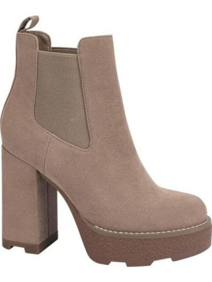 BOTA GAMUZA CON ELASTICO TAUPE BELINDA PEREGRIN - Image 2