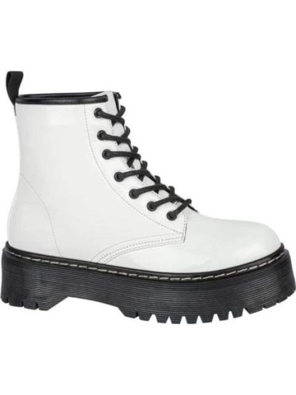 BOTA MILITAR CHAROL CON PLATAFORMA BLANCO GOODYEAR - Image 2