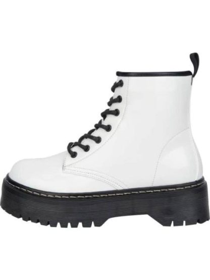 BOTA MILITAR CHAROL CON PLATAFORMA BLANCO GOODYEAR - Image 5