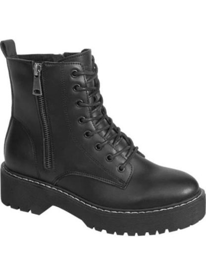 BOTA MILITAR PIEL VACUNO SUELA TRACK NEGRO GOODYEAR - Image 2