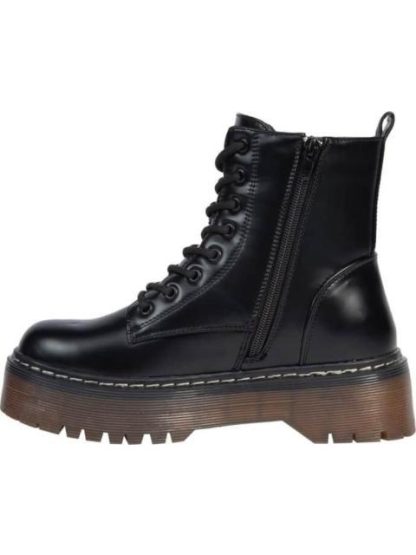 BOTA MILITAR PU CON PLATAFORMA NEGRO GOODYEAR - Image 5