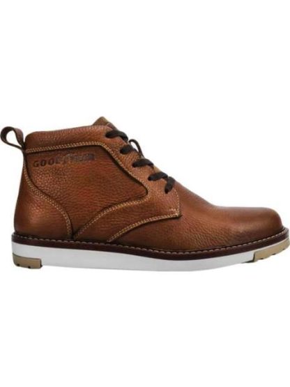 BOTIN CASUAL AGUJETA MIEL GOODYEAR