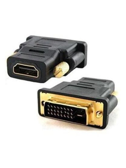 BROBOTIX ADAPTADOR DVI-D MACHO - HDMI HEMBRA NEGRO