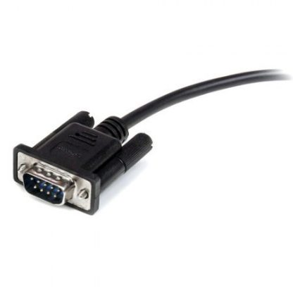 STARTECH  CABLE SERIAL DB-9 MACHO - DB-9 HEMBRA 3 METROS NEGRO - Image 3