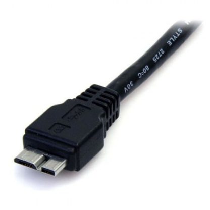 STARTECH  CABLE USB 3.0 SUPER SPEED USB A MACHO - MICRO USB B MACHO 50CM NEGRO - Image 2