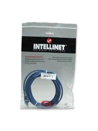 INTELLINET CABLE PATCH CAT5E UTP 100% COBRE RJ-45 MACHO - RJ-45 MACHO 1 METRO AZUL - Image 5