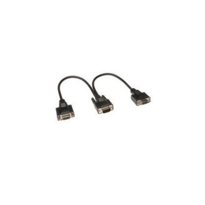 TRIPP LITE CABLE DIVISOR EN Y PARA MONITOR VGA DE ALTA RESOLUCION HD15 MACHO - 2X HD15 HEMBRA 30CM NEGRO - Image 2