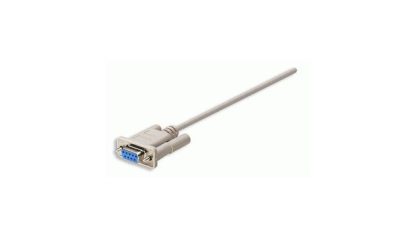 MANHATTAN CABLE PARA IMPRESORA NULL MODEM-SERIAL DB9 HEMBRA - DB25 MACHO 1.8 METROS GRIS - Image 2