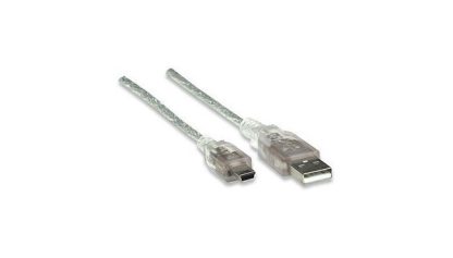 MANHATTAN CABLE USB MACHO- USB MINI MACHO 1.8 METROS TRANSPARENTE - Image 4