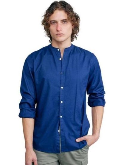 CAMISA CUELLO MAO AZUL MARINO NEXT CO