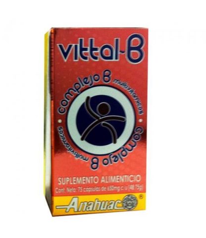 CAPS. COMPLEJO B SMART VIT C 75 ANAHUAC