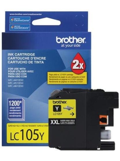 CARTUCHO BROTHER LC105Y AMARILLO 1200 PAGINAS