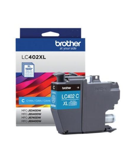 CARTUCHO BROTHER LC402XL ALTO RENDIMIENTO CIAN 1500 PAGINAS - Image 2