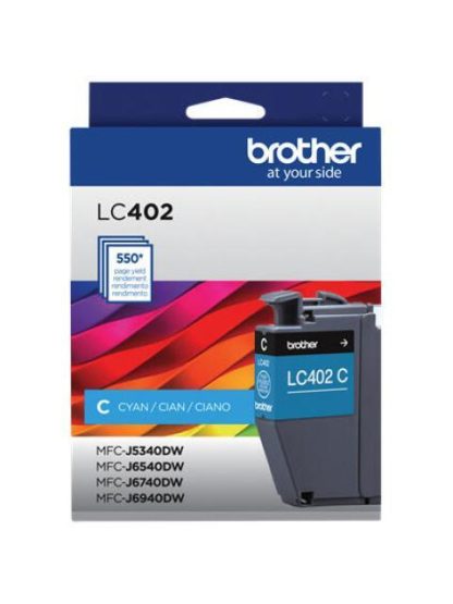 CARTUCHO DE TINTA BROTHER LC402C CYAN