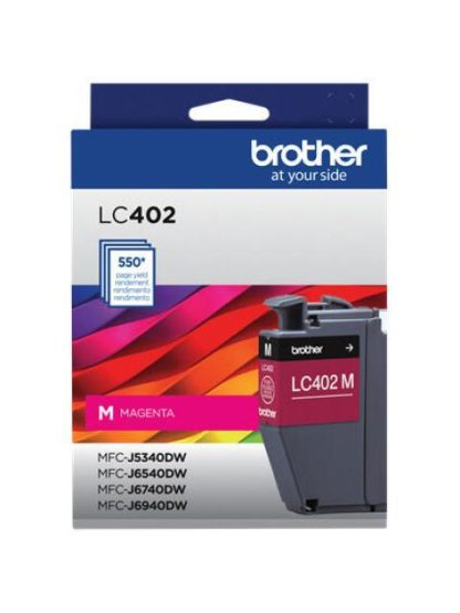 CARTUCHO DE TINTA BROTHER LC402M MAGENTA