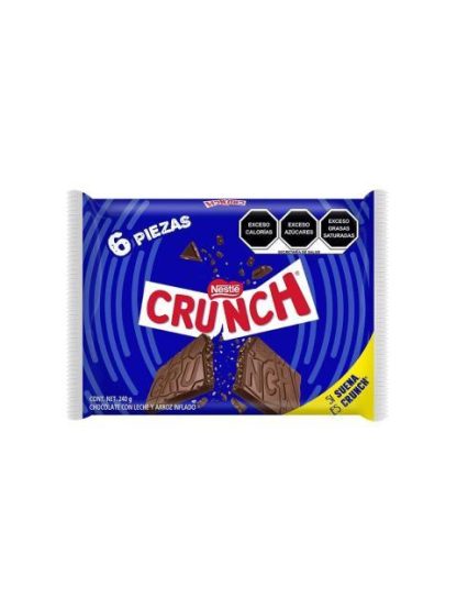 CHOCOLATE CRUNCH PAQUETE CON 6 PZ DE 40 GR