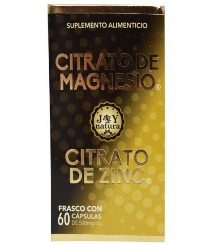 CITRATO DE MAGNESIO Y ZINC 60 CAP JOY NATURA