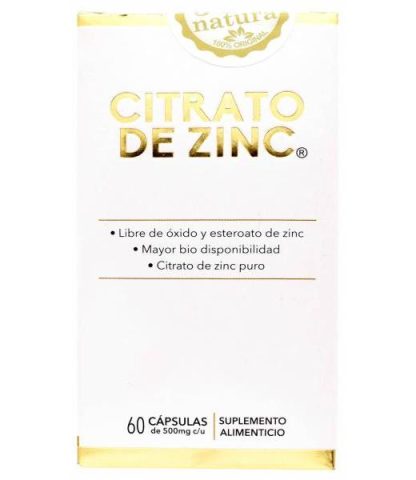 CITRATO DE ZINC 60 CAP JOY NATURA