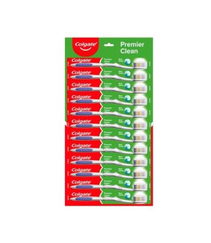 COLGATE PREMIER CLEAN CEPILLO DENTAL 12 PIEZAS