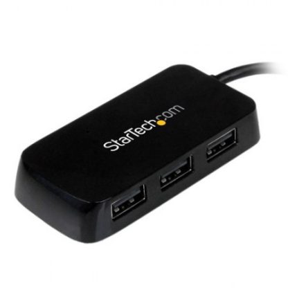 STARTECH  HUB USB A 3.0 MACHO - 4X USB A 3.0 HEMBRA 5000 MBIT-S 15CM NEGRO - Image 2