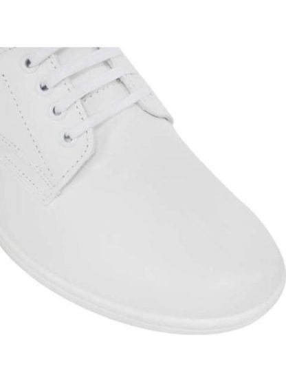 ZAPATO DE SERVICIO DE PIEL CON AGUJETA BLANCO FLEXI - Image 6