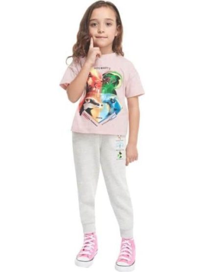 CONJUNTO PLAYERA Y PANTALON ROSA HARRY POTTER