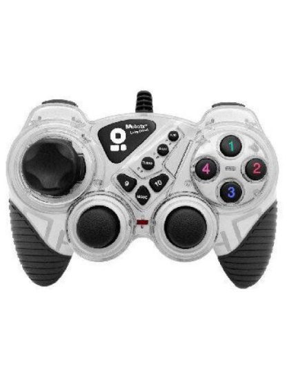 BROBOTIX GAMEPAD RUMBLEPAD ALAMBRICO USB 2.0 BLANCO - Image 2