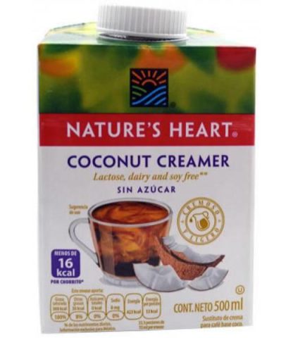 CREMA PARA CAFE COCO 500 ML NATURES HEART