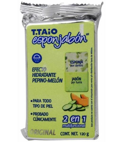 ESPONJABON CON PEPINO 120 G TTAIO