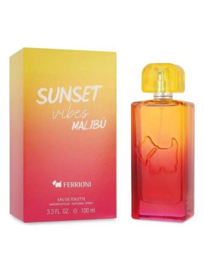 FERRIONI SUNSET VIBES MALIBU 100ML EDT SPRAY - DAMA