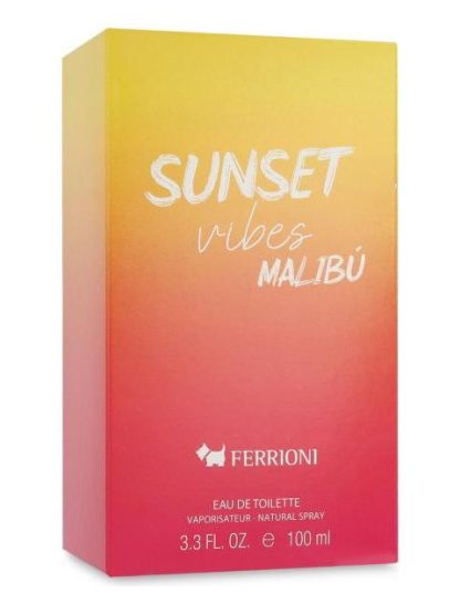 FERRIONI SUNSET VIBES MALIBU 100ML EDT SPRAY - DAMA - Image 3