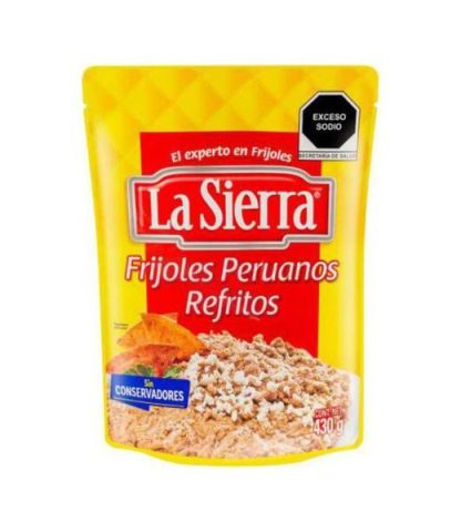 FRIJOLES REFRITOS PERUANOS LA SIERRA 430 GR