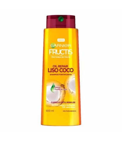 GARNIER FRUCTIS OIL SHAMPOO LISO COCO 650 ML