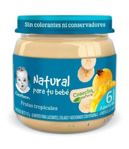 GERBER ETAPA 2 FRUTAS TROPICALES 113 GR