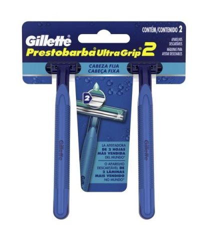 GILLETE PRESTOBARBA 2 PB3 2CT BAGS 12PZ