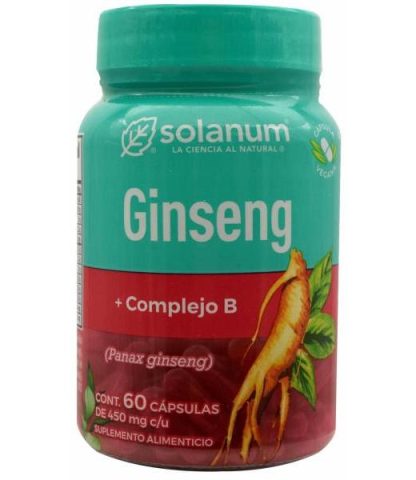 GINSENG COMPLEJO B 60 CAP SOLANUM