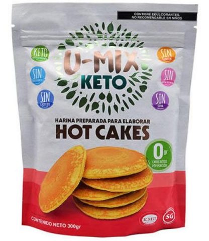 HARINA KETO PARA HOT CAKES 300 G U-MIX