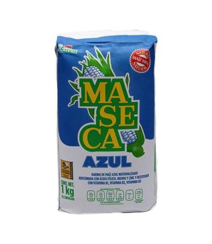 HARINA MAIZ MASECA AZUL BOLSA 1 KILOGRAMO