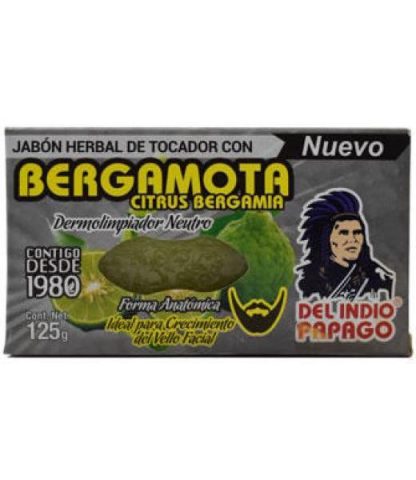 JABON NEUTRO CON BERGAMOTA 125 G DEL INDIO PAPAGO