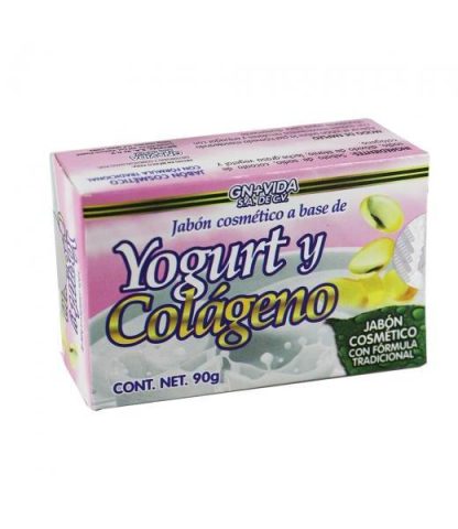 JABON YOGURTH Y COLAGENO 90GR GN+VIDA