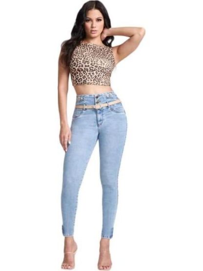 JEANS CINTURA SUPERALTA GRIS SEVEN JEANS