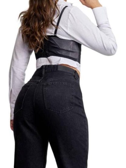 JEANS MOM CINTURA ALTA NEGRO ATMOSPHERE DNM - Image 4