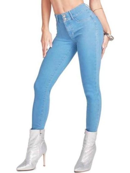 JEANS PUSH UP CINTURA REGULAR GRIS SEVEN JEANS