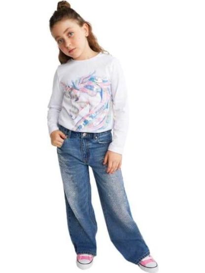 JEANS RECTOS GRIS HOLLY LAND KIDS - Image 2