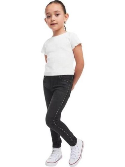 JEANS SKINNY NEGRO HOLLY LAND KIDS