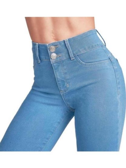 JEANS PUSH UP CINTURA REGULAR GRIS SEVEN JEANS - Image 3