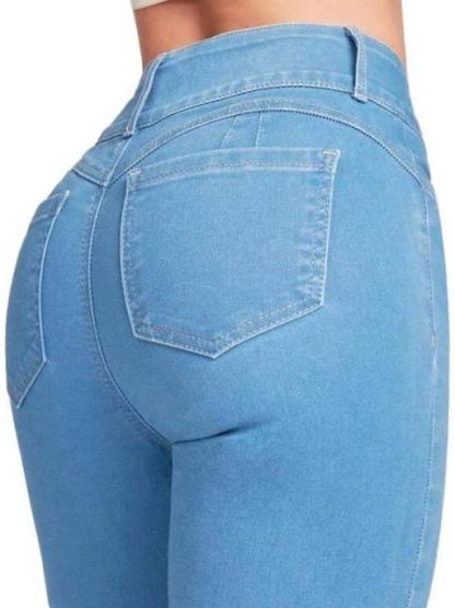 JEANS PUSH UP CINTURA REGULAR GRIS SEVEN JEANS - Image 4