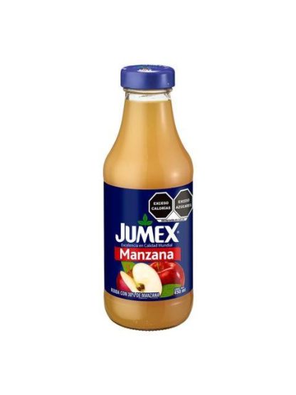 JUMEX VIDRIO JUGOSA MANZANA 450 ML