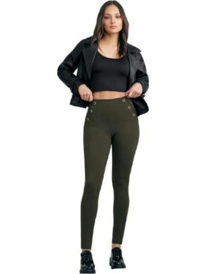 LEGGINGS CINTURA ALTA VERDE OLIVO HOLLY LAND